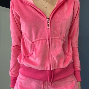 PINK VELVET TRACKSUIT